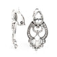 Glamour Gauntlet - White earrings