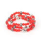 Here to STAYCATION - Red bracelet