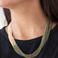 Metallic Merger - Brass necklace