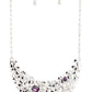 Fabulously Fragmented - Purple necklace