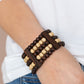 Caribbean Catwalk - Brown bracelet