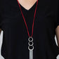 Industrial Conquest - Red necklace