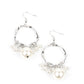 Delectably Diva - White earrings