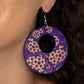 Galapagos Garden Party - Purple earrings