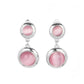 Subtle Smolder - Pendientes rosas