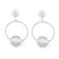 Social Sphere - Silver earrings