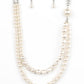 Remarkable Radiance - White necklace