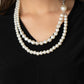 Remarkable Radiance - White necklace