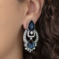 Guantelete de glamour - Pendiente azul