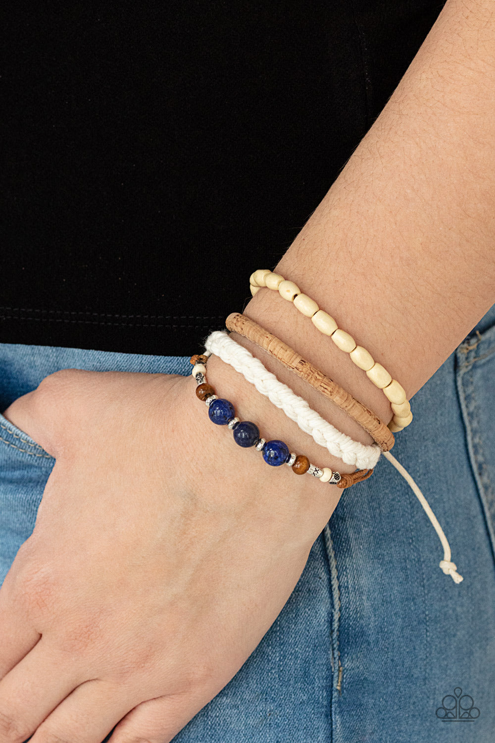 Natural-Born Navigator - Blue bracelet