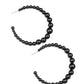 Glamour Graduate - Black earrings