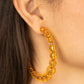 In The Clear - Orange earrings