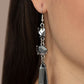 Sophisticated Smolder - Silver earrings