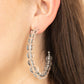 In The Clear - White earrings