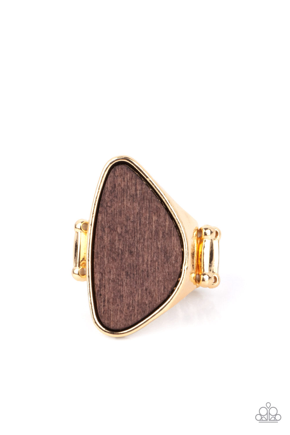 Perfectly Petrified - Gold ring