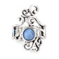 Glimmering Grapevines - Blue ring