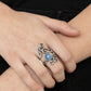 Glimmering Grapevines - Blue ring