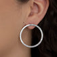Spot On Opulence - White earrings