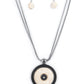 EPICENTER of Attention - White necklace