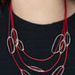 Check Your CORD-inates - Red Necklace