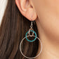 In An Orderly Fashion - Blue earrings