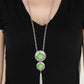 Abstract Artistry - Green necklace