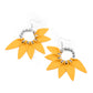 Flower Child Fever - Yellow earrings