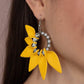 Flower Child Fever - Yellow earrings