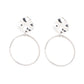 Undeniably Urban - Silver earrings