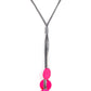 Tidal Tassels - Pink necklace