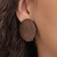 WOODWORK It - Pendientes marrones