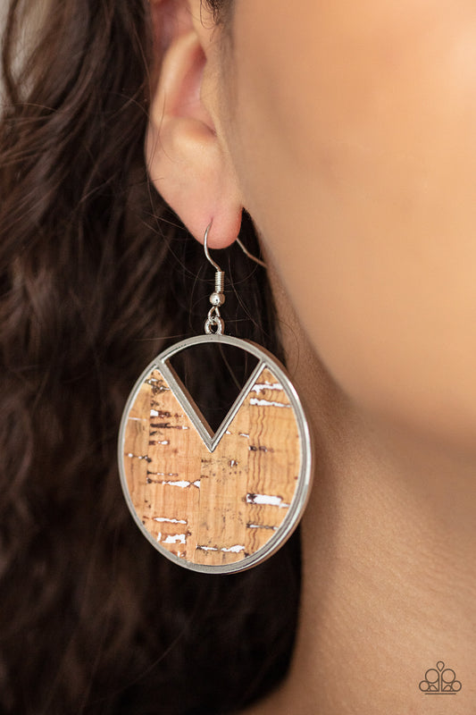 Nod to Nature - White- earrings