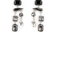 Hazard Pay - Silver Earrings