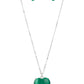 Warmhearted Glow - Green necklace