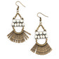 A FLARE For Fierceness - Brass earrings