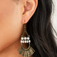 A FLARE For Fierceness - Brass earrings