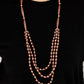 Beaded Beacon - Copper necklace