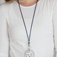 CORD-inated Effort - Blue Necklace