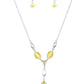 Ritzy Refinement - Yellow necklace