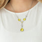 Ritzy Refinement - Yellow necklace