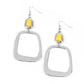 Material Girl Mod - Yellow Earrings