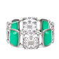 Colorful Coronation - Green bracelet