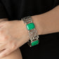 Colorful Coronation - Green bracelet