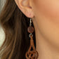 Twisted Torrents - Brown EARRING