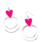 Happily Ever Hearts - Pink earrings