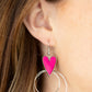 Happily Ever Hearts - Pink earrings