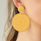 Circulate The Room - Yellow earrings