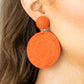 Circulate The Room - Pendientes naranjas