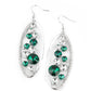 Rock Candy Bubbly - Green earrings