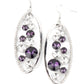 Rock Candy Bubbly - Purple earrings